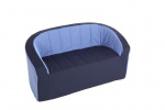 Double-Armchair (blue/light blue)