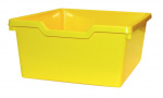 pastel yellow  - Cupboard with plastic drawers