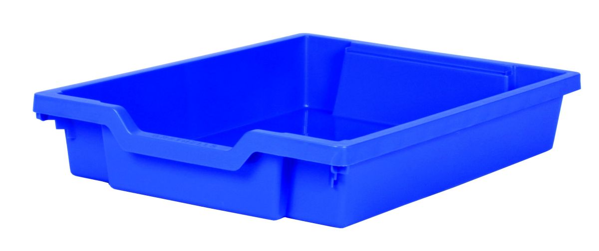 Plastic drawer SINGLE, blue Gratnells