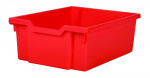 Plastic tray DOUBLE - red