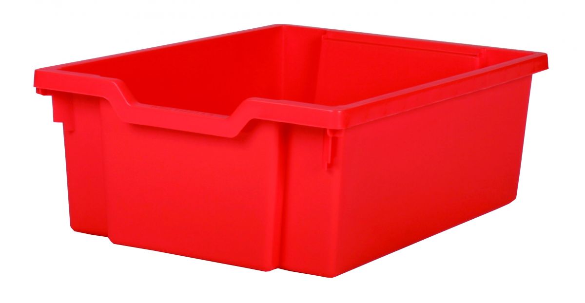 Plastic tray DOUBLE - red Gratnells