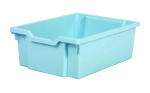 Plastic tray DOUBLE - pastel blue