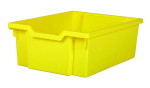 Plastic tray DOUBLE - yellow
