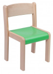 Stackable chair VIGO - coloured formica seat