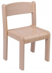Stackable chair VIGO - beech decor | height 18 cm, height 20 cm, height 22 cm, height 26 cm, height 30 cm, height 34 cm, height 38 cm