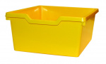 yellow  - Cupboard with plinth, 2 doors and 7 plastic drawers