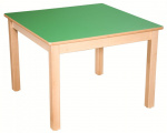 Square table 70 x 70 cm | height 36 cm, height 40 cm, height 46 cm, height 52 cm, height 58 cm, height 64 cm, height 70 cm, height 76 cm