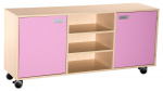 Combined cupboard wit shelves