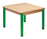 Table 80 x 60 cm with levelling feet | height 36 cm, height 40 cm, height 46 cm, height 52 cm, height 58 cm, height 64 cm, height 70 cm, height 76 cm
