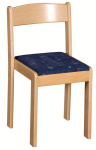 Chair TIM wiht upholstered seat | height 46 cm