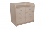 Batching cupboard with 6 drawers