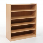 Wide shelf cabinet with 4 inserted shelves