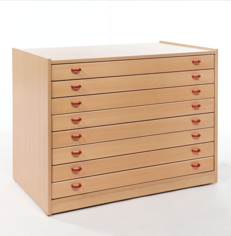 Cupboard with 7 drawers, depth 60