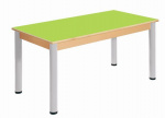 Table 120 x 60 cm / height adjustable legs 36 - 52 cm
