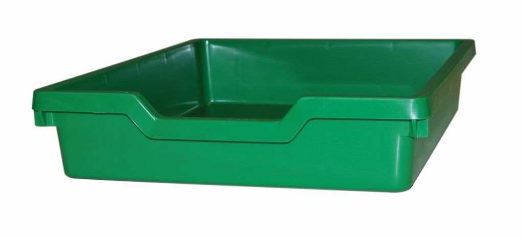 Plastic drawer N1 SINGLE - green Gratnells