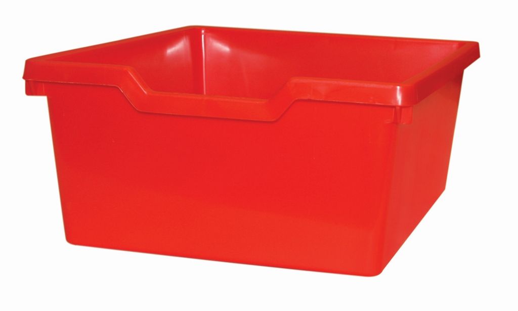 Plastic drawer N2 DOUBLE - red Gratnells