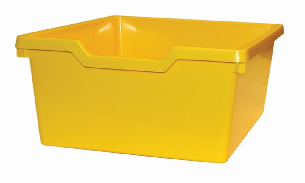 Plastic drawer N2 DOUBLE - yellow Gratnells