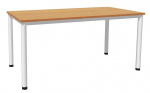 Table 160 x 80 cm with base metal
