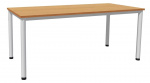 Table 180 x 80 cm with base metal