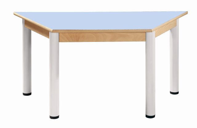 Trapezoidal table 120x60 cm/ height 52 - 70 cm