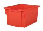 Plastic tray EXTRA DEEP - red