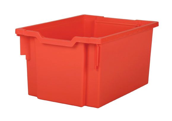 Plastic tray EXTRA DEEP - red Gratnells