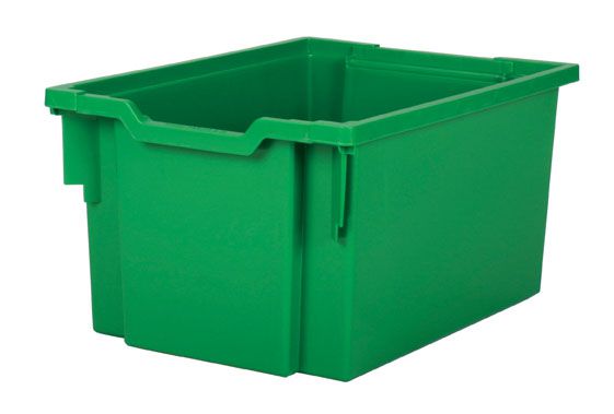 Plastic tray EXTRA DEEP - green Gratnells