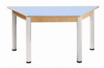 Trapezoidal table 120x60 cm/ height 58 - 76 cm
