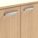 office  - Cupboard with plint, door right and 4 shelves